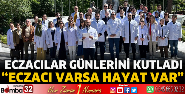 Isparta’da eczacılar, günlerini kutladı