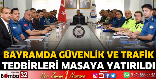 Isparta’da Emniyet Teşkilatı Kurban Bayramı Öncesi Toplandı