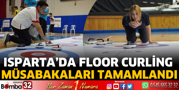 Isparta’da Floor Curling müsabakaları tamamlandı