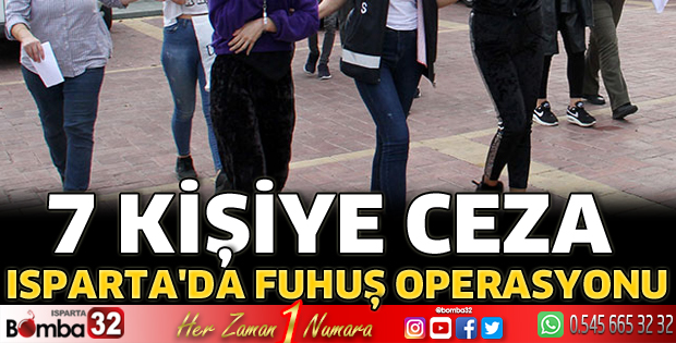 Isparta’da fuhuş operasyonu
