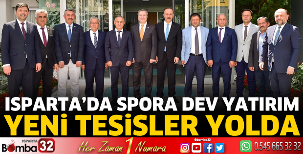 Isparta’da Gençliğe Yönelik Spor Yatırımları Hız Kazanıyor