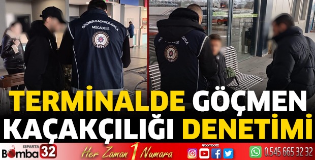 Isparta’da göçmen kaçakçılığı denetimi