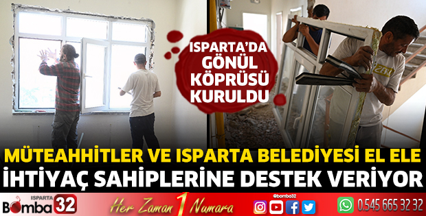 Isparta’da Gönül Köprüsü kuruldu