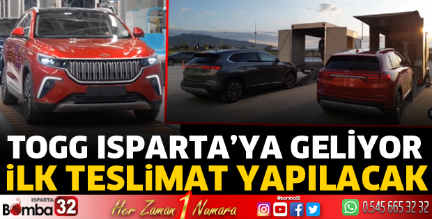Isparta’da ilk teslimat