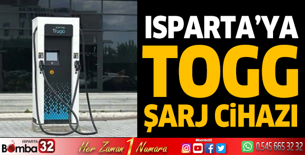 Isparta’da ilk TOGG şarj cihazı