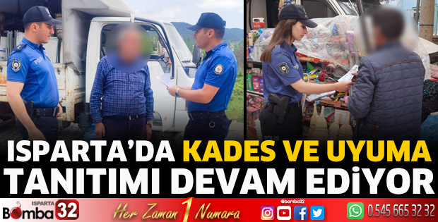 Isparta’da KADES ve UYUMA tanıtımı devam ediyor