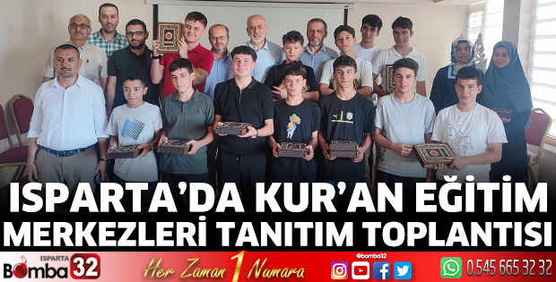 Isparta’da Kur’an Eğitim Merkezleri Tanıtım Toplantısı