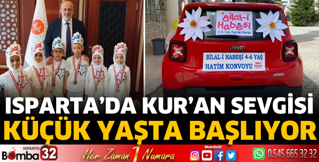 Isparta’da Kur’an sevgisi küçük yaşta başlıyor