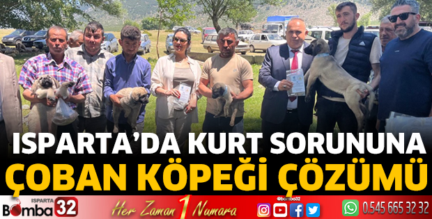 Isparta’da kurt sorununa çoban köpeği çözümü