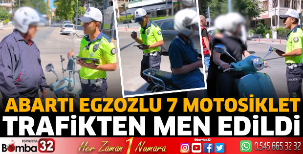 Isparta’da Motosiklet Denetimi