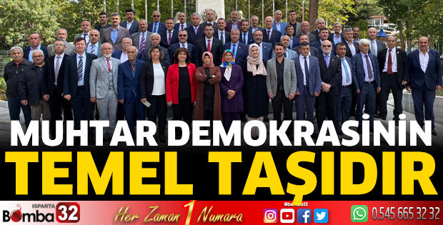 Isparta’da Muhtarlar Günü kutlandı