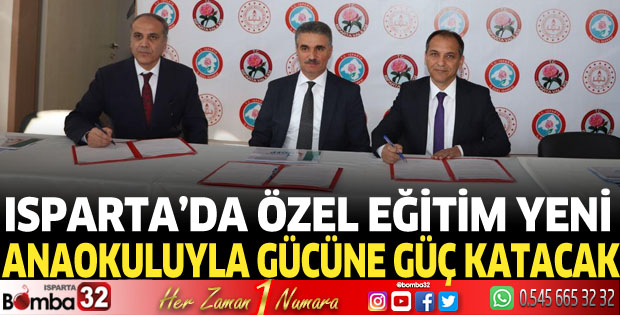 Isparta’da Özel Eğitim Yeni Anaokuluyla Gücüne Güç Katacak