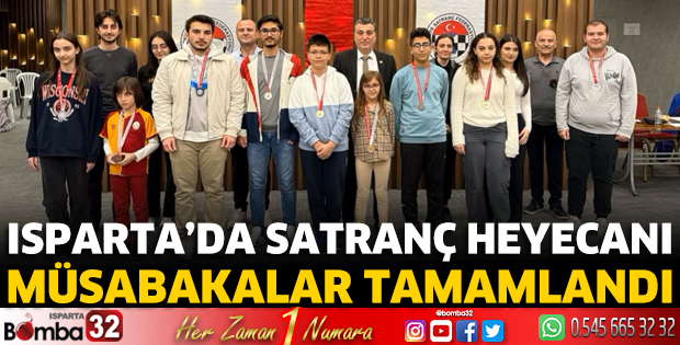 Isparta’da satranç heyecanı