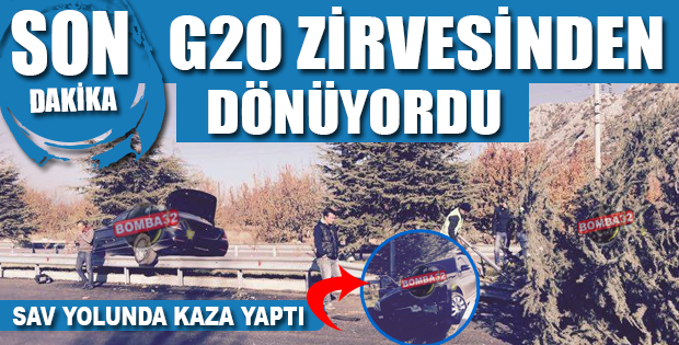 Isparta’da  SAV YOLUNDA KAZA