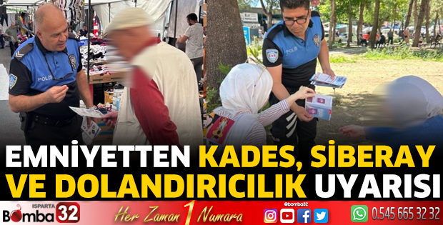 Isparta’da TDP Kapsamında Vatandaşa Bilgilendirme