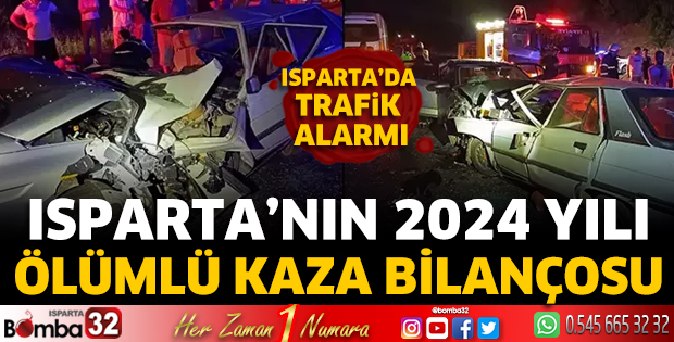 Isparta’da trafik alarmı