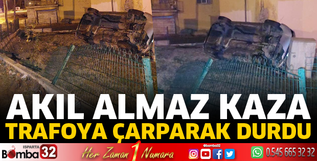 Isparta’da trafik kazasında 3 yaralı