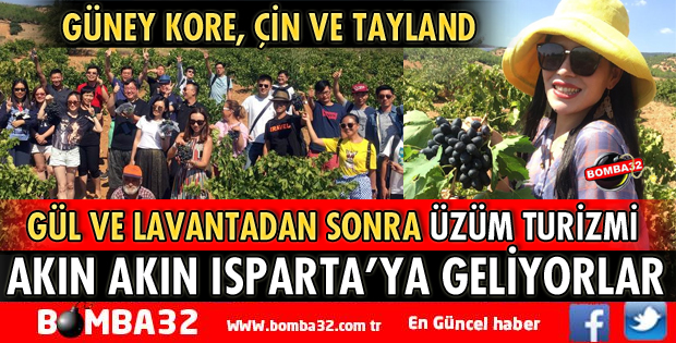 ISPARTA’DA ÜZÜM HASADI TURİZMİ