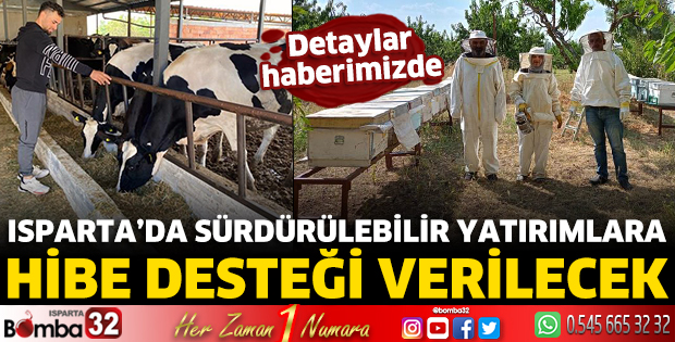 Isparta’da yatırımlara hibe desteği verilecek
