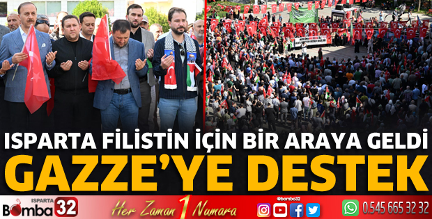 Isparta’dan Gazze’ye destek
