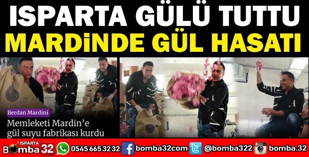 ISPARTA’DAN GÖTÜRDÜĞÜ GÜL FİDELERİ İLE MARDİN’DE GÜL YAĞI ÜRETİMİNE BAŞLADI