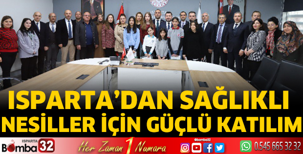 Isparta’dan Sağlıklı Nesiller İçin Güçlü Katılım