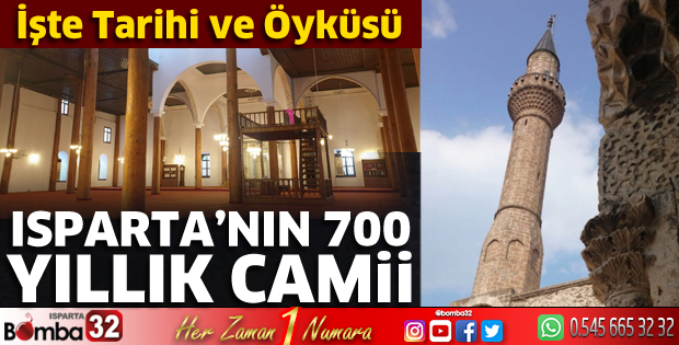 Isparta’nın 800 yıllık camii