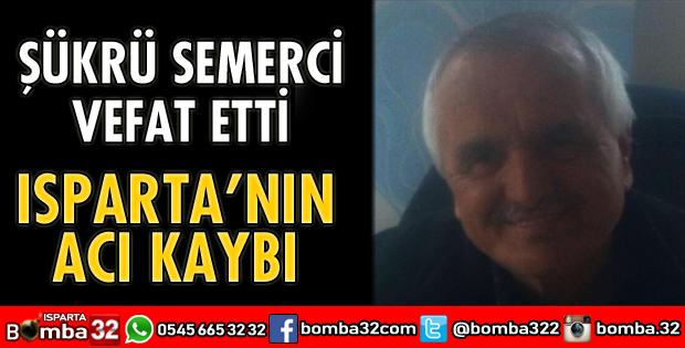 ISPARTA’NIN ACI KAYBI
