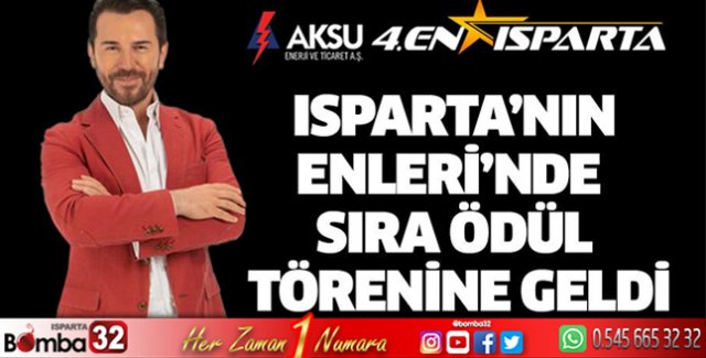 Isparta’nın Enlerinde, Sıra Ödül Törenine Geldi