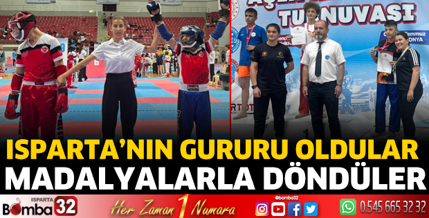 Isparta’nın gururu oldular 