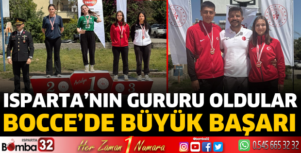 Isparta’nın gururu oldular