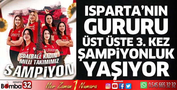 Isparta’nın gururu üst üste şampiyonluklar yaşıyor