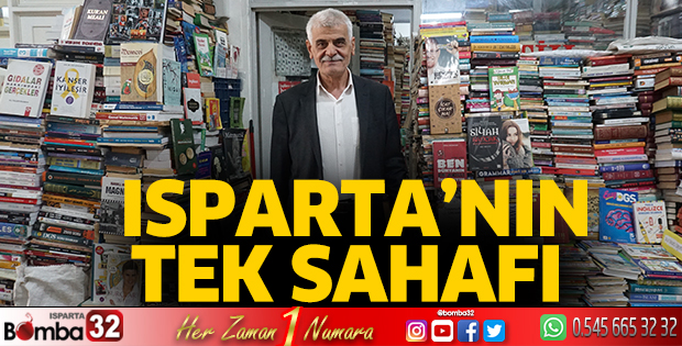 Isparta’nın tek sahafı