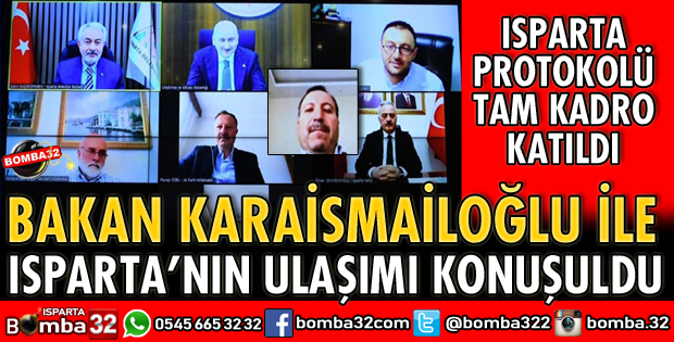 ISPARTA’NIN ULAŞIMI KONUŞULDU