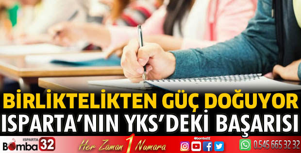 Isparta’nın YKS’deki başarısı