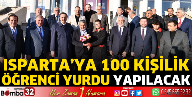 Isparta’ya 100 kişilik öğrenci yurdu