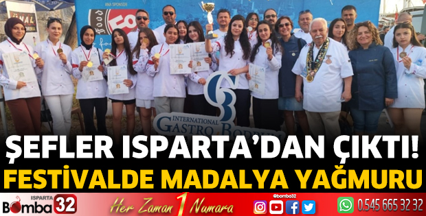 Isparta’ya Bodrum’dan madalya yağdı