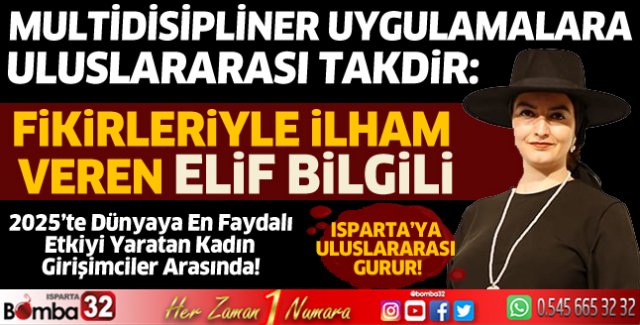 Isparta’ya uluslararası gurur