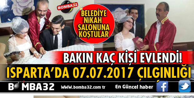 ISPARTA'DA 07.07.2017 YOĞUNLUĞU