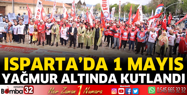 Isparta'da 1 Mayıs coşkusu 