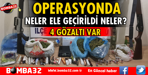 ISPARTA'DA 1,5 KİLOGRAM ESRAR MADDESİ ELE GEÇİRİLDİ