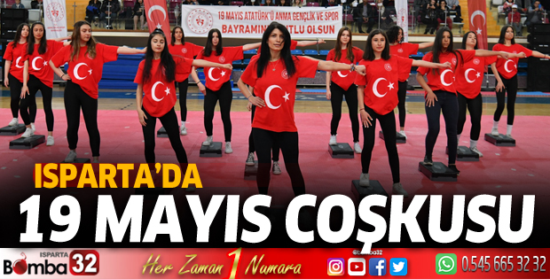 Isparta'da 19 Mayıs coşkusu
