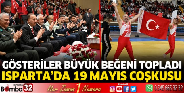 Isparta'da 19 Mayıs coşkusu 