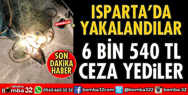 ISPARTA'DA 2 AVCIYA ŞOK CEZA
