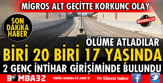 ISPARTA'DA 2 GENÇ İNTİHAR GİRİŞİMİNDE BULUNDU