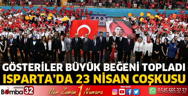 Isparta'da 23 Nisan coşkusu
