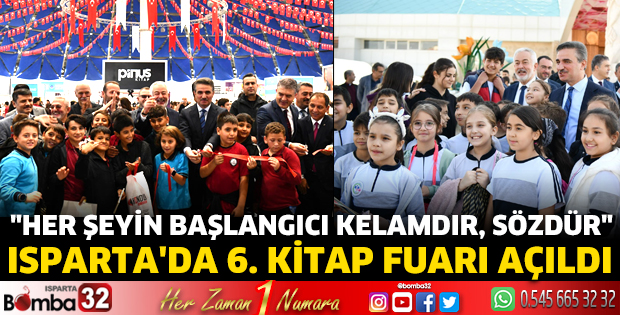 Isparta'da 6. Kitap Fuarı açıldı