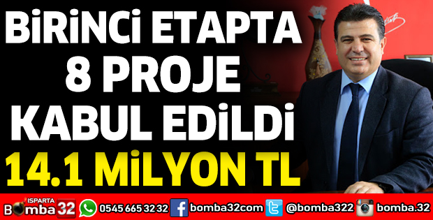 ISPARTA'DA 8 PROJE KABUL EDİLDİ