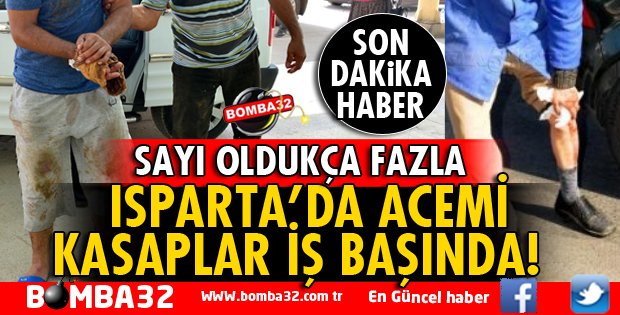 ISPARTA'DA ACEMİ KASAPLAR İŞ BAŞINDA