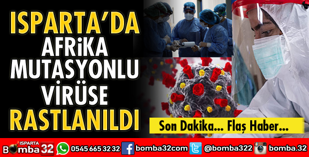 Isparta'da Afrika Mutasyonlu virüs tespit edildi